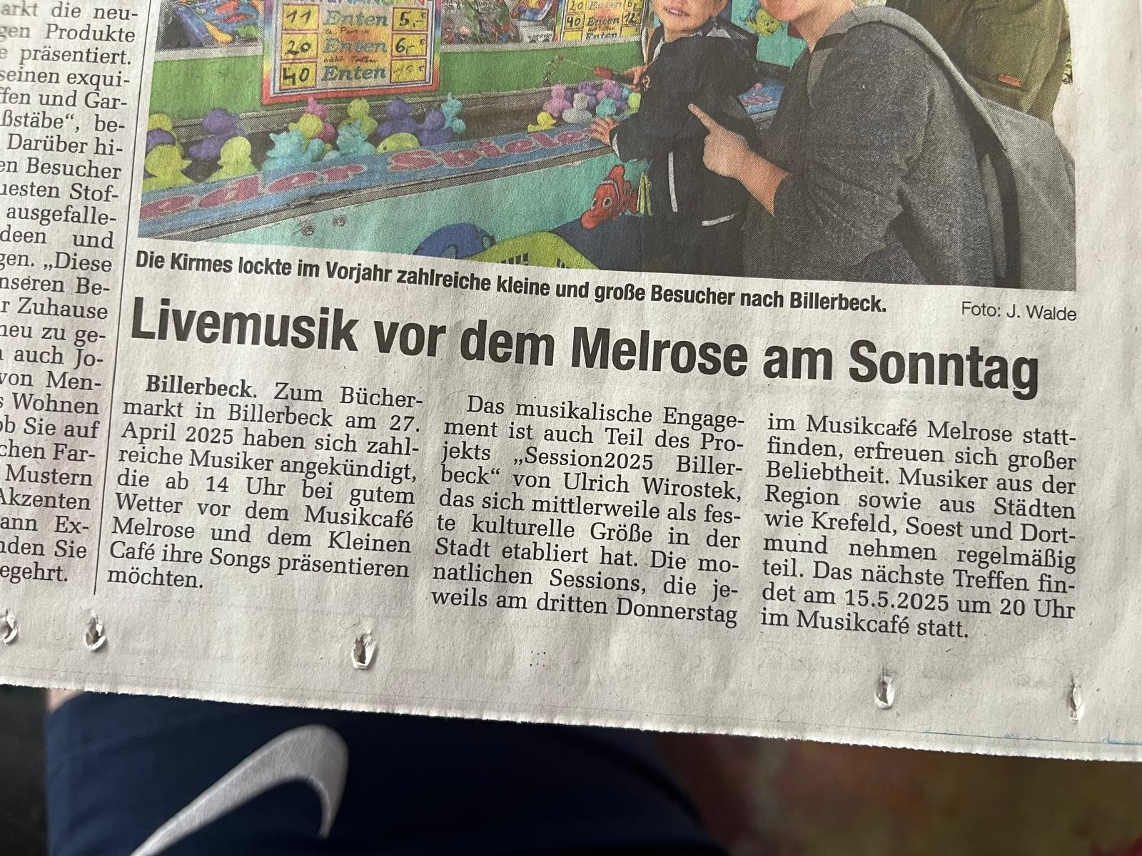 Zeitungsbericht